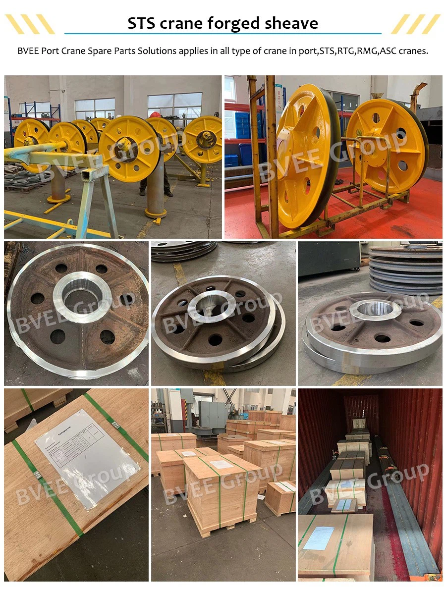 STS crane forged sheave